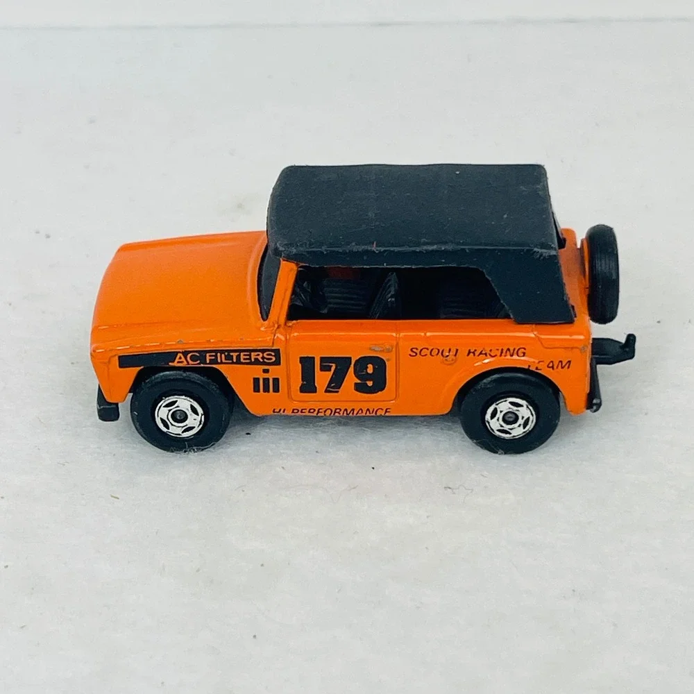 Matchbox Superfast Field Car No 18 Lesney Scout Racing Team 179 Orange England